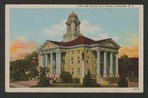 Pitt County Courthouse, Greenville, N.C. postcard